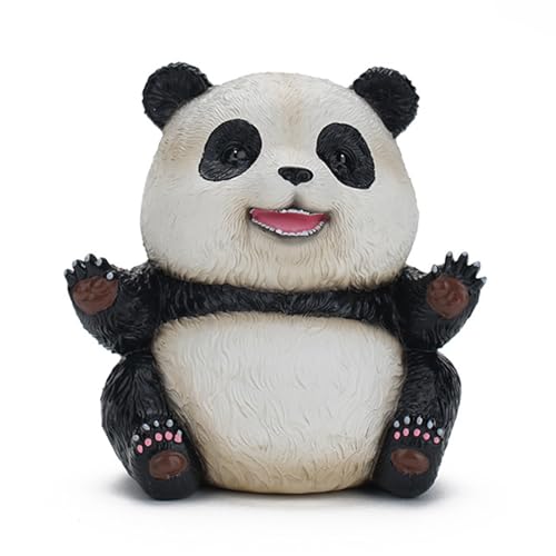 Hrtyvhin Panda Statue Desk Decors Display Model Chinese Panda Figur Room Display Model Panda Panda Modell Für Kinder von Hrtyvhin