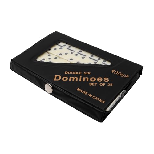 Hsthe Sea Classic Dominoes, 28-teiliges Retro-Deluxe-Dominospiel, traditionelles Set-Design von Hsthe Sea