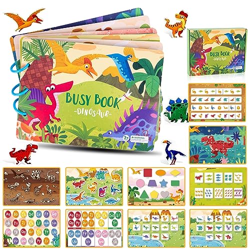 Ruhiges Buch Montessori for Toddlers,Quiet Book Montessori Spielzeug,Montessori Quiet Book,Interactive Busy Book,Educational Toy Book,Quiet Book für Kleinkinder 2 3 4 5 6 Jahre von HuaMuDM