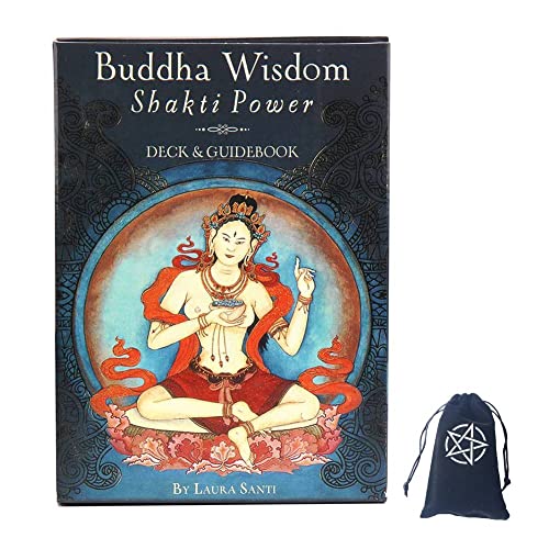 Buddha Weisheit Shakti Power Oracle Tarot-Karte,Buddha Wisdom Shakti Power Oracle Tarot Card,with Bag,Deck Game von HuaYongCard