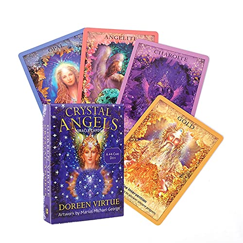 Crystal Angels Orakel Tarot-Karten Crystal Angels Oracle Tarot Cards,Tarot Deck,Tarot Card,Deck Game von HuaYongCard