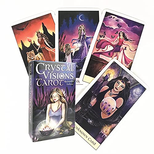 Crystal Visions Tarot-Karten,Crystal Visions Tarot Cards,Tarot Card,Deck Game von HuaYongCard