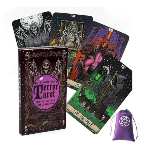 Das Terror Tarot Major Arcana Deck,The Terror Tarot Major Arcana Deck,with bag,Deck Game von HuaYongCard