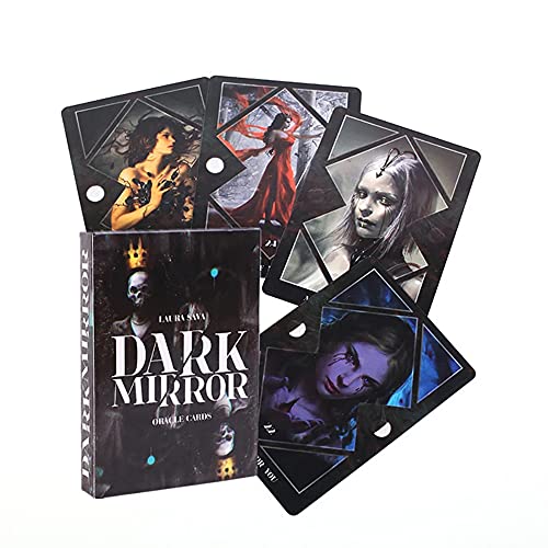 Dunkler Spiegel Orakel Tarot-Karten,Dark Mirror Oracle Tarot Cards,Tarot Card,Deck Game von HuaYongCard