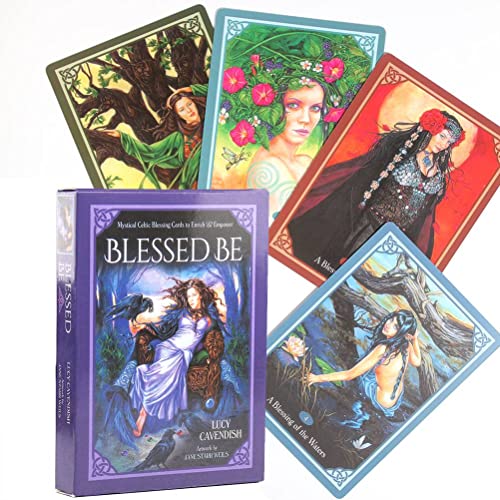 Gesegnet Sein Karten Tarot Orakel,Blessed Be Cards Tarot,Tarot Card,Deck Game von HuaYongCard