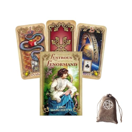 Glänzender Lenormand,Lustrous Lenormand,with bag,Deck Game von HuaYongCard