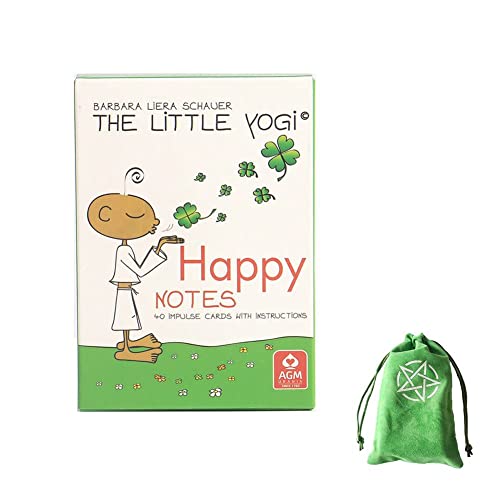 Little Yogi Happy Notes Orakel-Tarot,Little Yogi Happy Notes Oracle Tarot,with Bag,Deck Game von HuaYongCard