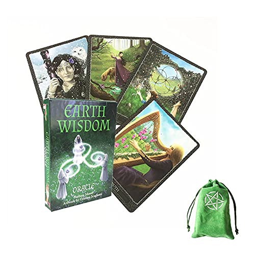 Orakelkarten der Erdweisheit,Earth Wisdom Oracle Cards,with Bag,Deck Game von HuaYongCard