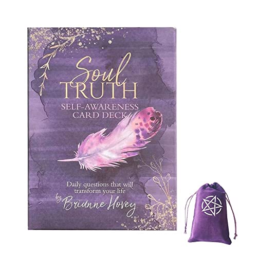 Soul Wahrheit Selbstbewusstsein Tarotkarten,Soul Truth Self-Awareness Tarot Cards,with Bag,Deck Game von HuaYongCard