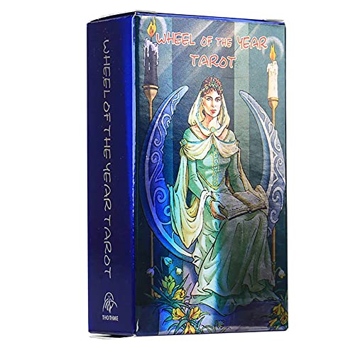 Tarot-Laserkarten für das Jahresrad,Wheel of Year Tarot ​​​Laser Cards,Tarot Card,Deck Game von HuaYongCard