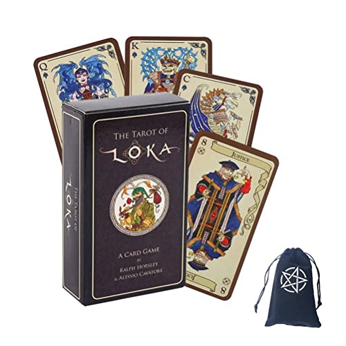 Tarot der LOKA Orakelkarten,Tarot of LOKA,with Bag,Deck Game von HuaYongCard