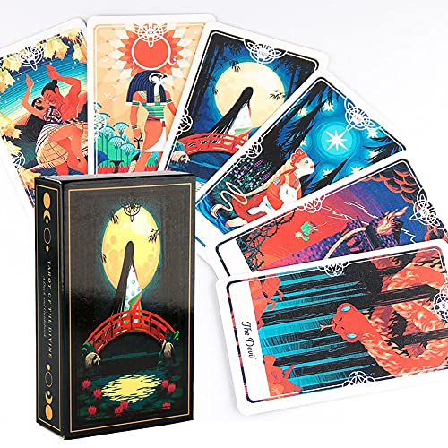 Tarot der göttlichen Karten,Tarot of The Divine Cards,Tarot Card,Deck Game von HuaYongCard