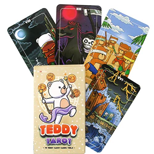 Teddy Tarot,Teddy Tarot,Tarot Card,Deck Game von HuaYongCard