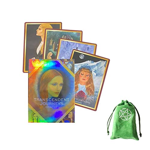 Transzendente Reise Orakel Tarot-Karten,Transcendent Journey Oracle Tarot Cards,with Bag,Deck Game von HuaYongCard