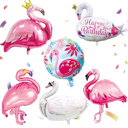 6er Set Rosa Flamingo Luftballons Geburtstagsdeko Folienballon Flamingo Ballons Stehend Für Kindergeburtstag, Sommerparty, Fest & Feier Flamingo Party Deko Für Poolparty, Hochzeit, Jubiläum 6er Set Rosa Flamingo Luftballons Geburtstagsdeko Folienballon Flamingo Ballons Stehend Für Kindergeburtstag, Sommerparty, Fest & Feier Flamingo Party Deko Für Poolparty, Hochzeit, Jubiläum von Huahuanghui