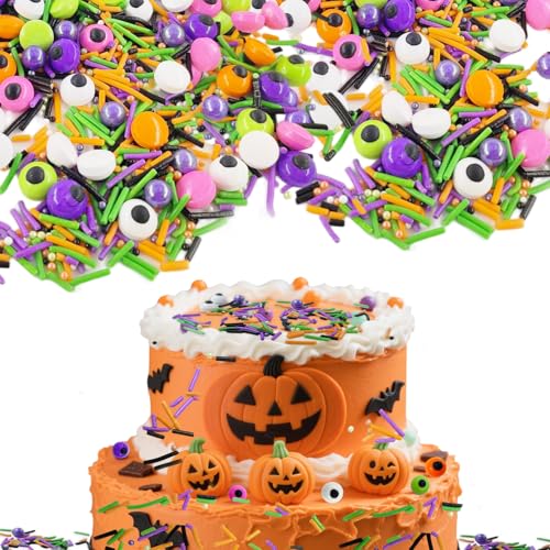 Halloween Tortendeko Essbare Zuckeraugen, 85g Blutige Augen Essbar + 130g Streusel Schokomix Halloween Kuchen Cupcake Topper,Mehrfarbig Cake Dekoration für Muffins, Kuchen, Kekse Halloween Tortendeko Essbare Zuckeraugen, 85g Blutige Augen Essbar + 130g Streusel Schokomix Halloween Kuchen Cupcake Topper,Mehrfarbig Cake Dekoration für Muffins, Kuchen, Kekse von Huahuanghui