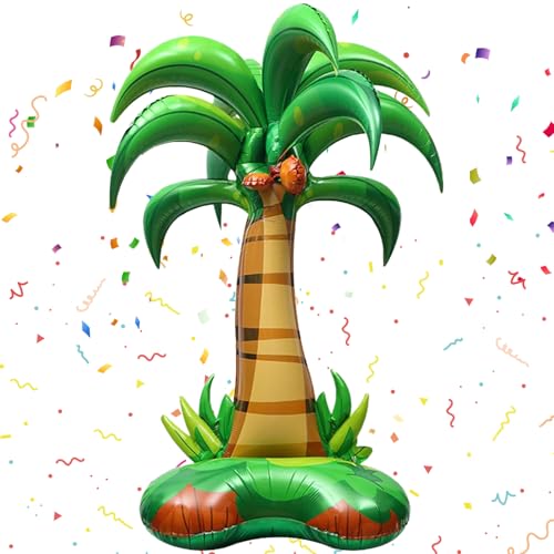 Huahuanghui Aufblasbare Palme,Hawaii Deko Kokosnuss Palme Ballons Stehend,Dekopalme zum Aufblasen,125 * 87 cm,für Strand Tropisch, Sommer Party Deko,Poolparty,Strandaktivitäten Huahuanghui Aufblasbare Palme,Hawaii Deko Kokosnuss Palme Ballons Stehend,Dekopalme zum Aufblasen,125 * 87 cm,für Strand Tropisch, Sommer Party Deko,Poolparty,Strandaktivitäten von Huahuanghui