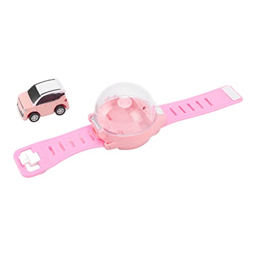 Huairdum RC Cartoon Uhr Fahrzeug Langstreckenuhr RC Auto Spielzeug Anti-Interferenz Kein Grat 2.4G Alter 3+ (Upgrade-Modell Pink) von Huairdum