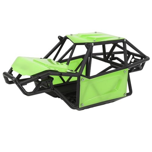 Huairdum RC-Crawler-Körper-Überrollkäfig, Verzerrungssicherer, Robuster DIY-Montage-RC-Crawler-Überrollkäfig für 1/10 RC-Auto (Green) von Huairdum