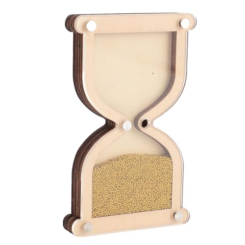 Sanduhr-Spielzeug, Dekorative Sanduhr aus Holz, Fördert die Fantasie, Glatte Kanten, Elegant, für 2 Bis 3 Jahre Alte für Zuhause von Huairdum