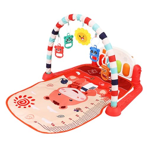 Huamengyuan Baby Spielzeug Baby fitnessstudio Spieldecke Erlebnisdecke Spielmatte mit Spielbogen Krabbeldecke Spielzeuge Laufgitterfunktion Kissen von den Ersten Lebenswochen 0-2 Jahre von Huamengyuan