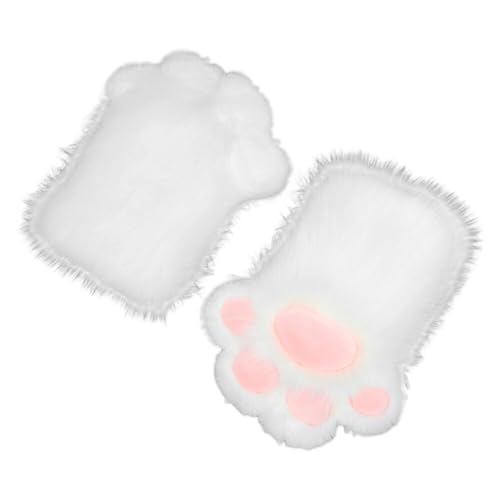 Huamengyuan Entblößte Finger Kostüm Handschuhe Pfoten Simulation Cartoon Plüsch Fleisch Pad Handschuhe fingerlos Klaue Frühling Mode von Huamengyuan