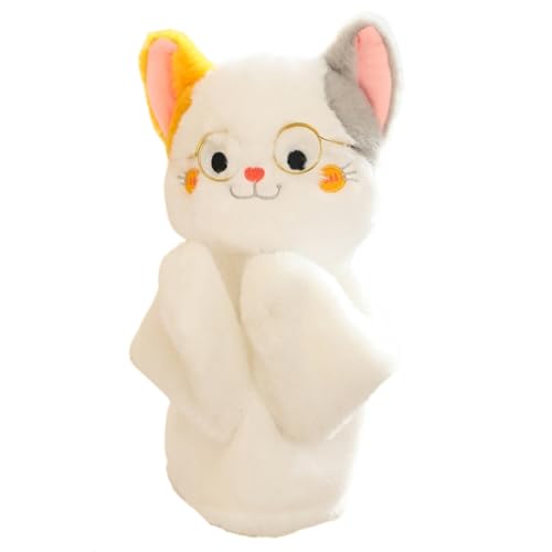 Huamengyuan Handpuppe Interaktive Handpuppe aus der Boxserie für spannendes Spielen und Geschichtenerzählen Kuscheltier Plüschtier Stofftier Rollenspiel Story Puppets Cat von Huamengyuan