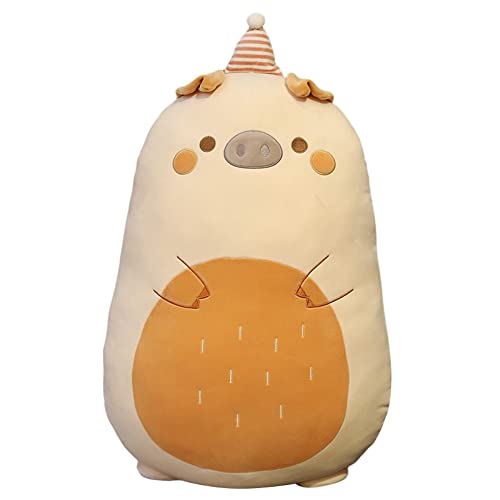 Huamengyuan Kuscheltier Plüschtier Puppe Spielzeug Stofftiere Dekokissen Puppen Plüsch ausgestopfter Dinosaurier Schwein Braunbär Pinguin Kuscheltier weiche Tierpuppe für Mädchen Jungen Kinder 60 cm von Huamengyuan