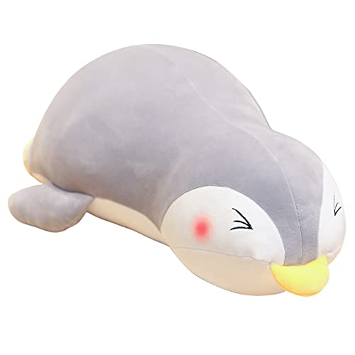 Huamengyuan Plüschtier Stofftier Plüsch Weiche Faultier Pinguin Mini Kissen Seitenschläferkissen Stillkissen Lagerungskissen Liegend Schlafplüsch Gefüllten für Kinder Dekoration extrem 30 cm von Huamengyuan