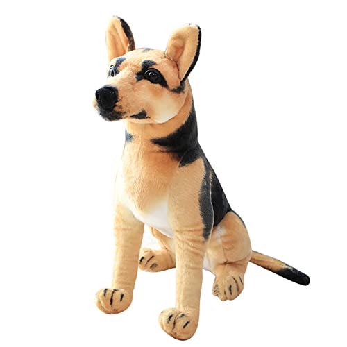 Huamengyuan Plüschtier Stofftier Plüsch Weiche Simuliertes Tier Hund Plüschtier Kawaii Hund Kuscheltier Realistische Hund Plüsch Spielzeug für Wilde Tiere Geschenk Freunde und Kinder 30 cm von Huamengyuan