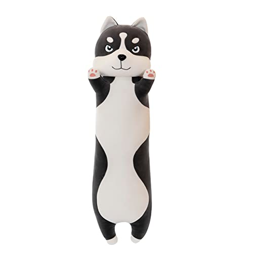 Huamengyuan Plüschtier Stofftier Plüsch Weiche für Kinder Kuscheltier t heiser Langes Wurfkissen Kawaii Hund Plüsch Kissen Ausgestopftes Spielzeug Stofftiere Geschenk 110 cm von Huamengyuan