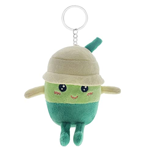 Huamengyuan Schlüsselanhänger Plüschtier Stofftier Weiche Bubble Tea Kuscheltier Boba Tee Süße Kissen Plushie Soft Plüsch Kissen Puppe Kinderspielzeug für Autoschlüssel Handy Handtasche von Huamengyuan