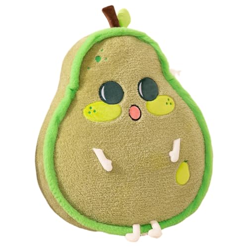 Huamengyuan Spielzeug Cartoon Tierpuppen Puppe Plüschpuppe Kuscheltiere Frucht Früchtekissen Buntes Sofakissen Obst Plüschtier Plüschkissen Stofftiere süßes Zimmerdeko Urlaub Geburtstag Greenpear von Huamengyuan