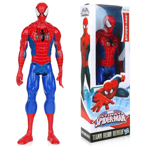 Actionfigur 30cm Marvel Avengers Figuren Set, Spider-Boy Figur Ornamente, Spider-Man Spielzeug, Filmfans Sammlung, Geburtstag, Avengers Figuren Spielzeug für Kinder ab 3 Jahren von Huanmin