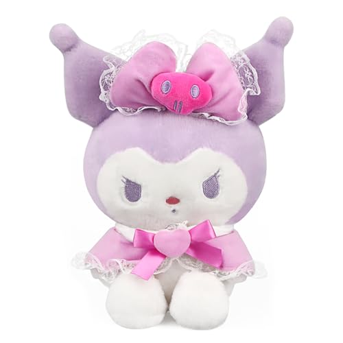 Huanmin Kuromi Plüschtier, Plüschtier, My-Melody Stofftiere Kinder, Cartoon Plüschtier, Plüschfigur, Kawaii Plush, Plüschpuppe, Kinderspielzeug Plüschspielzeug für Geburtstage Partygeschenke von Huanmin