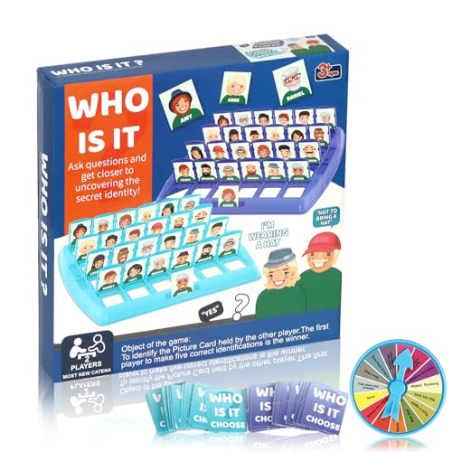 Wer Ist Es Spiel, Wer ist es Lustiges Ratespiel Brettspiel, Family Erraten Spiele, Guess Who Spiel, Wer Bin Ich Spiel, Guess What Spiel, Classic Guess gesellschaftsspiele ab 6 Jahre von Huanmin