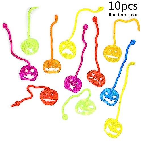 Huaqgu 10 Stück Kletterspielzeug SquishyFidgets Stretching Spinnennetz Langes Seil Elastisches Spielzeug Für Erwachsene Reduziert Stress Halloween Partybevorzugung Neuheitsspielzeug Spinnennetz von Huaqgu