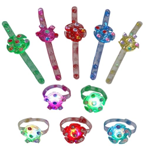 Halloween LED Top Armband Für Kinder Top Spielzeug Groß Partybevorzugung Klassenzimmer Preis Urlaub Party Geschenk Led Fidgets Spinner von Huaqgu