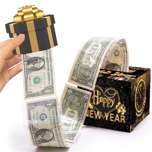 Huaqgu Kreative Geld Ziehbox Für Geburtstagsparty Lustige Geld Ziehbox Tombola Box Für Alle Altersgruppen Neuheit Geschenkbox Partyzubehör Geburtstags Spardose Bargeld Geschenkbox Interaktives von Huaqgu