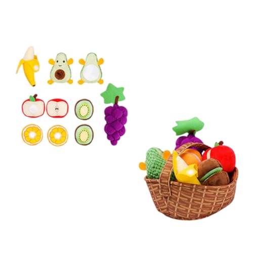 Huaqgu Küchenspielspielzeug Für Kinder Interaktion Obst/Gemüsekorb Montessori Spiel Lebensmittel Rollenspiel Bildungsspielzeug Kinderbevorzugung Für Feinmotorik Küchenset von Huaqgu