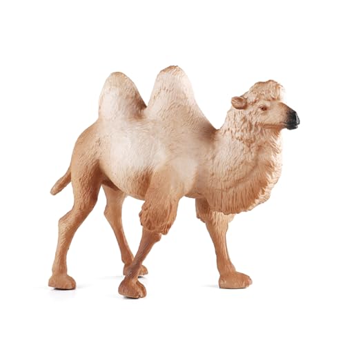 Huaqgu Realistische BactrianCamel Figur Tischdekoration PVC Statisches Modell Statue Figur Spielhaus Layout Kinderkorbfüllung Miniaturstatue Sammlerstatue Pädagogisches Ausstellungsspielzeug von Huaqgu