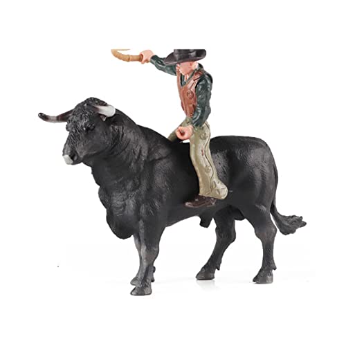 Kinderspielzeug Dekor Simulation Stierkampfanzug Modell Nordafrikanischer Bisonbändiger Ritter Ornamente Actionfigur Figur Lernspielzeug Realistische Tierfiguren Simuliertes Geflügel Actionfigur Hund von Huaqgu