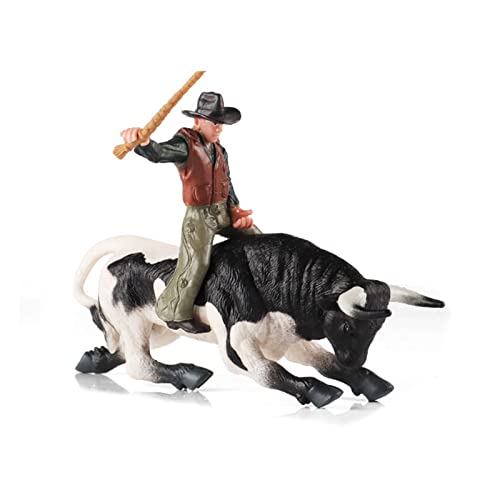 Kinderspielzeug Dekor Simulation Stierkampfanzug Modell Nordafrikanischer Bisonbändiger Ritter Ornamente Actionfigur Figur Lernspielzeug Realistische Tierfiguren Simuliertes Geflügel Actionfigur Hund von Huaqgu