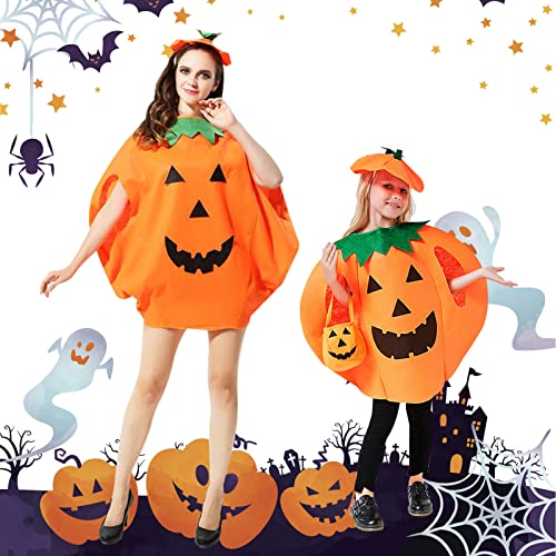 Huarsion Halloween Kürbis Kostüm Kürbiskostüm Halloween Kostüm Kürbis Halloween Kostüm für Halloween Party Cosplay Kinder/Erwachsene (Kinder) von Huarsion