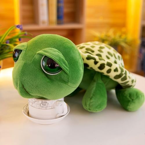 Huasean Schildkröte Plüschtier Kuscheltier Stofftier Spielzeug Große Augen Schildkröte Puppen Weiches Plüsch Tiere Spielzeug Kuschelig Schildkröte Geschenk Für Kinder Mädchen Junge 30/40/60CM von Huasean