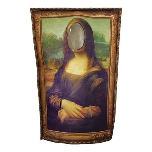 Berühmtes Malkostüm, lustiges Künstlerkostüm, Halloween-Kostüme, Kunst, berühmte Malerei, Mona Lisa, Kostüm, Streich Kleidung, Künstlerkostüm, Erwachsene, Cosplay, benutzerdefinierte berühmte von Huayeex