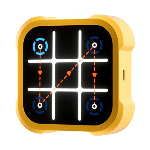 Elektronisches Tic-Tac-Toe Spiel, Tragbare Puzzle-Spielekonsole, Tragbare 3-in-1 Puzzle-Spielkonsole Für Bildungs Und Gedächtnistraining, Zappel-Spielzeug Für Kinder & Erwachsene Altersgruppen von Huayeex