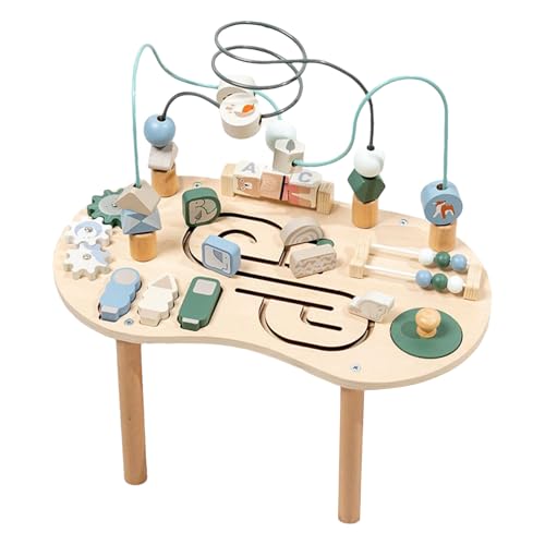 Huayeex Aktivitätstisch - Holz Aktivitätszentrum Spieltisch,Lernspielzeug Möbel für Mädchen Drinnen Draußen Geburtstag Weihnachten Huayeex Aktivitätstisch - Holz Aktivitätszentrum Spieltisch,Lernspielzeug Möbel für Mädchen Drinnen Draußen Geburtstag Weihnachten von Huayeex