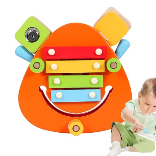 Huayeex Instrumente Spielzeug für Kinder,Kinderspielzeug-Musikinstrumente, Hölzerne Schlaginstrumente, musikalisches Lernspielzeug, Sensorisches Instrumenten-Set, leuchtende Farben, multifunktionales von Huayeex