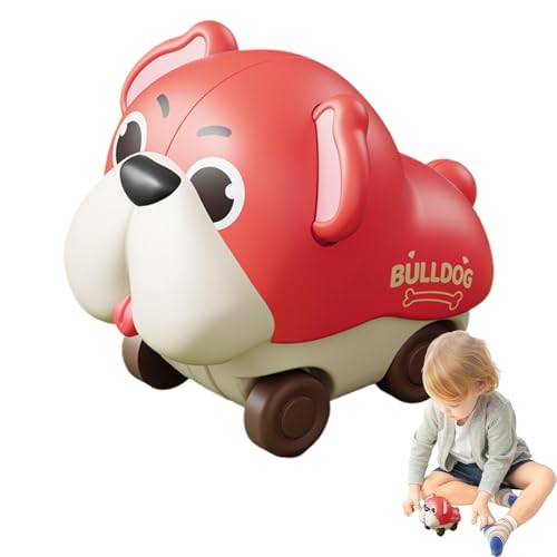 Huayeex Kinderautospielzeug, Animal Back Toys, Cartoon Animal Race Car, Entzückendes frühes Lernen, Bildungsspiel, Vorschule Bildungsaktivität für Zuhause von Huayeex